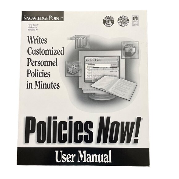Policies Now Software User Manual by KnowledgePoint for Windows 1996 Paperback u - Picture 1 of 3